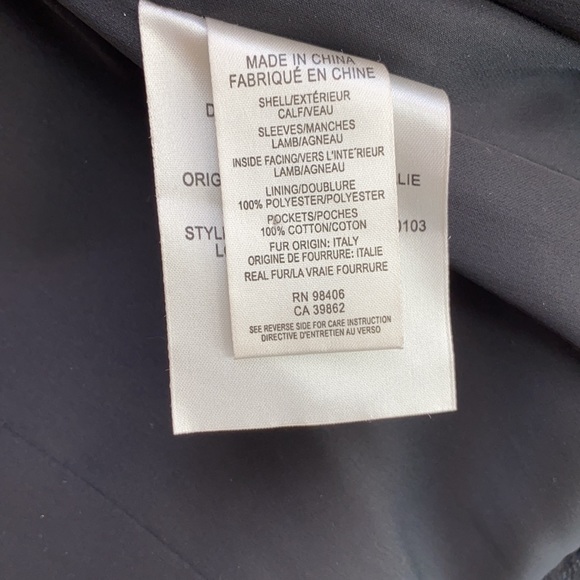 Theory Chetah Print Leather and Fur Jacket - Picture 6 of 12